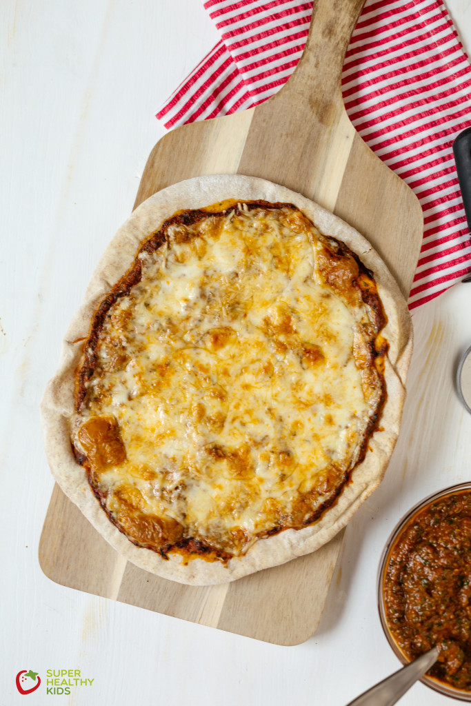 Hidden Veggie Pizza Recipe Hidden Veggie Pizza Recipe. Boost the nutrition by adding spinach and mushrooms, without your kids complaining about it! Getting them used to flavors is one way to help them develop a love for veggies.