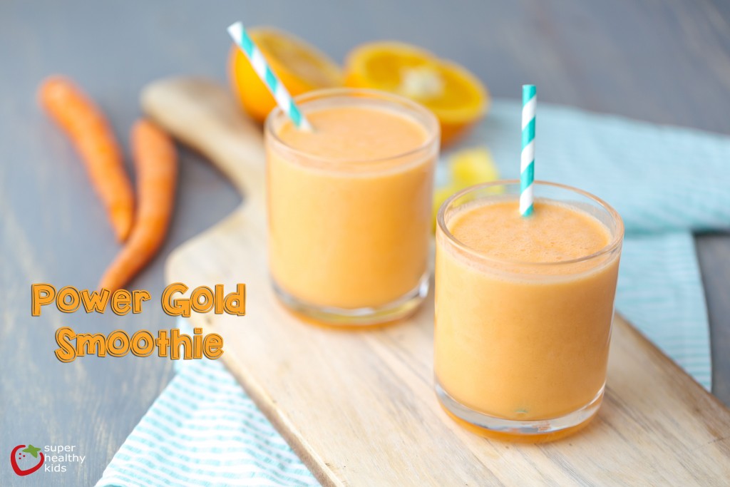 Power Gold Smoothie Recipe Power Gold Smoothie Recipe. We've got one ingredient in this smoothie that you don't usually find in delicious, sweet smoothies like this!