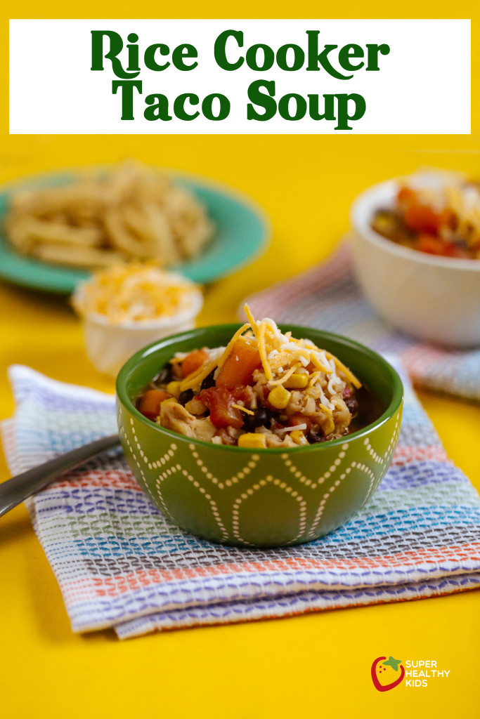Taco Soup in the Rice Cooker Recipe Taco Soup in the Rice Cooker. We love this way of cooking taco soup! Perfect bridge between crockpot and stove top, when you only have 45 minutes you can't be in the kitchen!