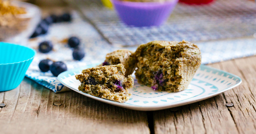 Bran Blueberry Muffins FB