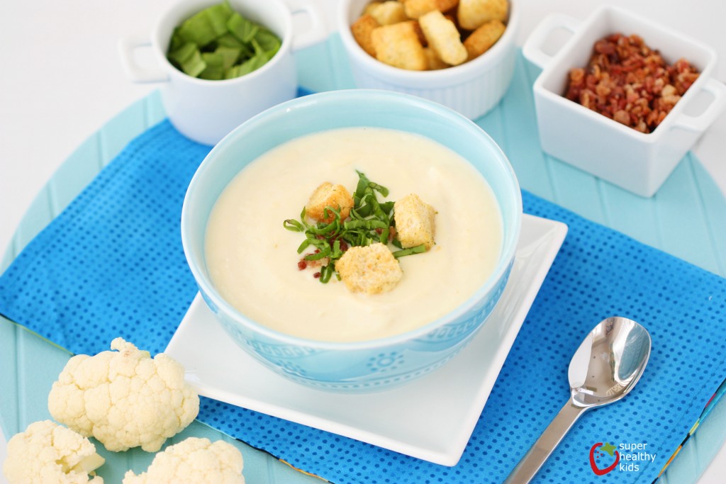 10 Minute Creamy Cauliflower Soup Recipe 10 Minute Creamy Cauliflower Soup Recipe. Perfect for picky eaters!