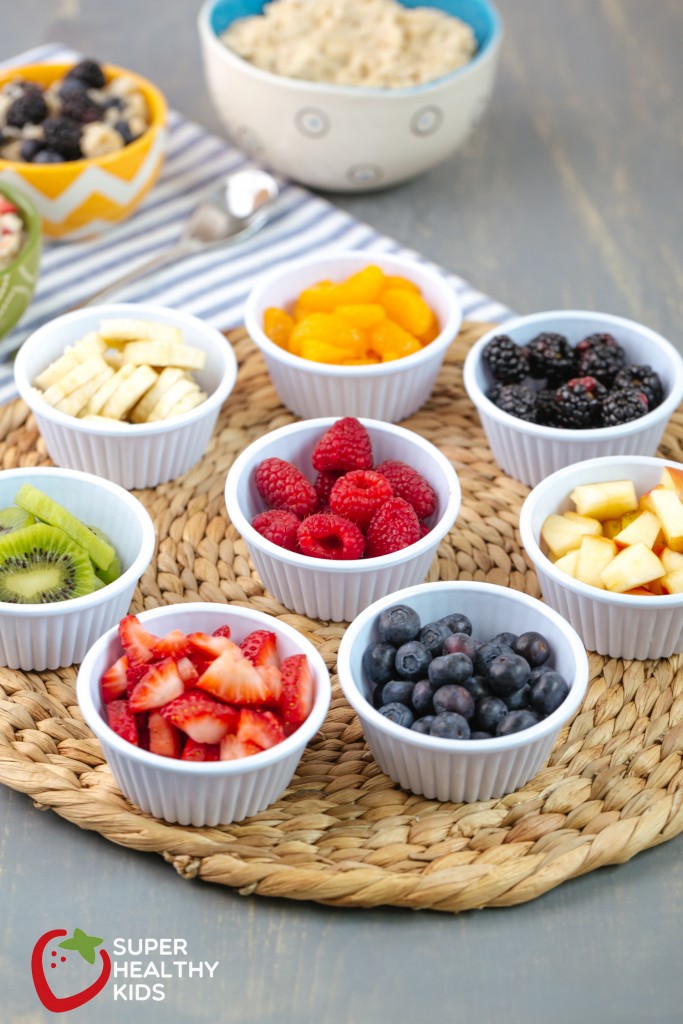 Rainbow Oatmeal Bar Recipe Rainbow Oatmeal Bar Recipe. A variety of options for breakfast- so healthy and delish
