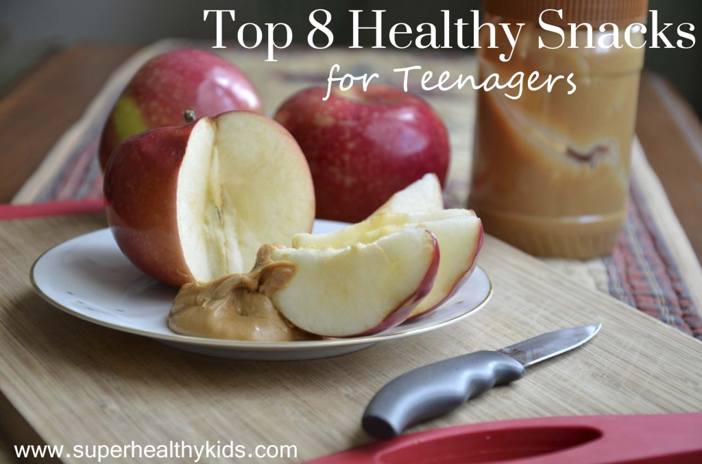 Top 8 Healthy Snacks for Teenagers Top 8 Healthy Snacks for Teenagers. Teenager always hungry? Mine too! Here's our top 8 go-to snacks!