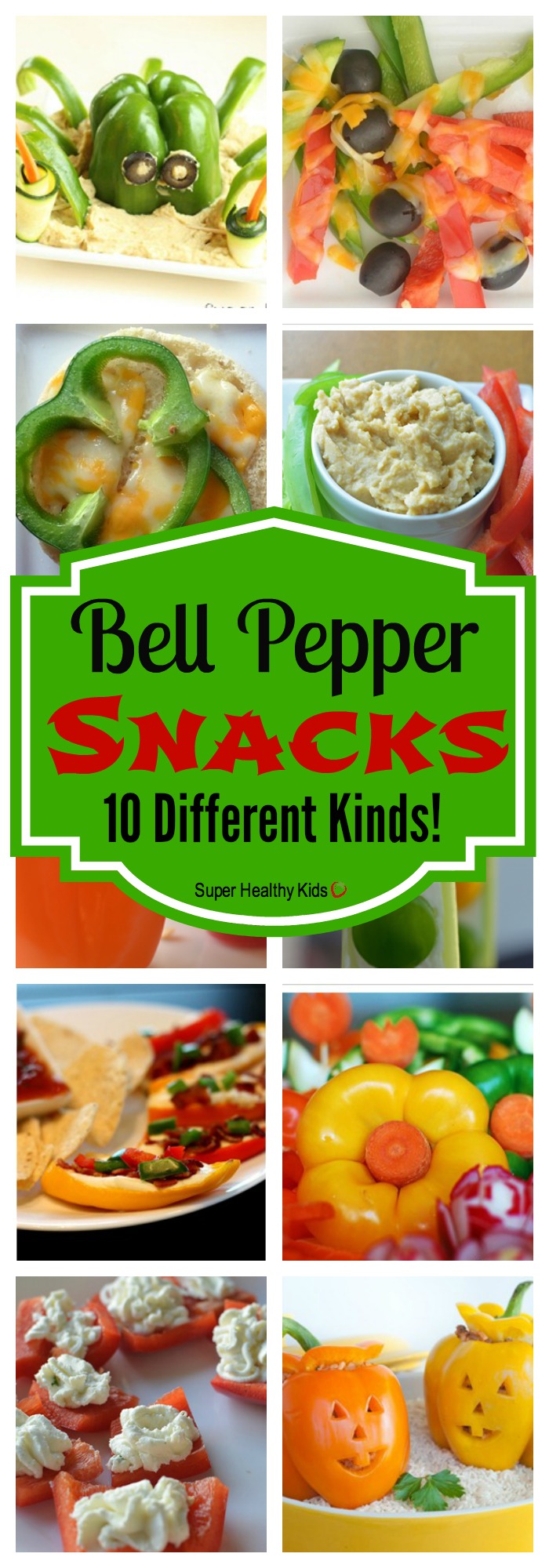 FOOD - 10 Bell Pepper Snacks. Bell peppers are super versatile...here are our 10 favorite snacks! http://www.superhealthykids.com/10-delicious-snacks-with-bell-peppers/ FOOD - 10 Bell Pepper Snacks. Bell peppers are super versatile...here are our 10 favorite snacks! http://www.superhealthykids.com/10-delicious-snacks-with-bell-peppers/