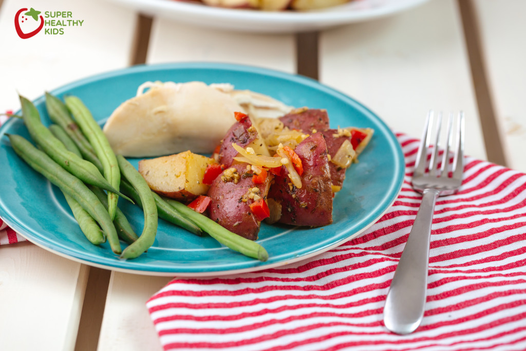 Crockpot Italian Potatoes- Easy Dinner! Crockpot Italian Potatoes- Easy Dinner! This is my go-to dinner on busy weeknights!