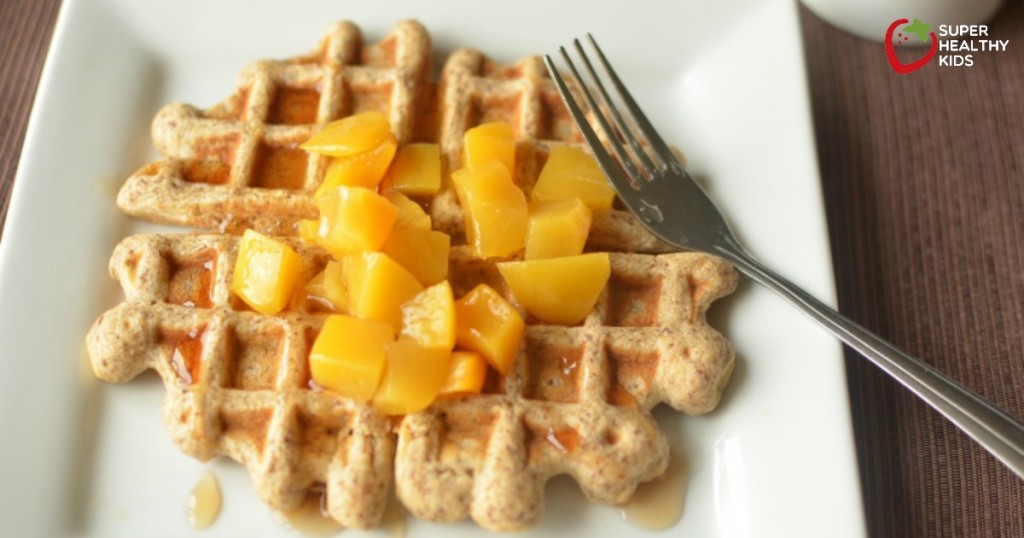 Flax Freezer Waffles- Homemade and Toaster Ready