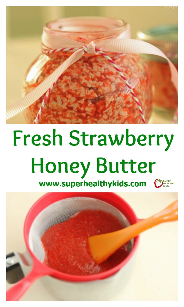 Fresh Strawberry Honey Butter. A great addition to your Valentine's Day breakfast! www.superhealthykids.com/fresh-strawberry-honey-butter Fresh Strawberry Honey Butter. A great addition to your Valentine's Day breakfast!