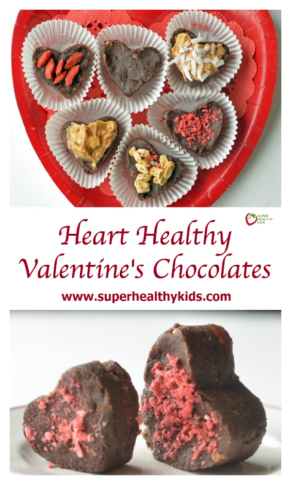 FOOD - Heart Healthy Valentines Chocolates. These are also fun to make and decorate as a family! http://www.superhealthykids.com/heart-healthy-valentines-chocolates/ FOOD - Heart Healthy Valentines Chocolates. These are also fun to make and decorate as a family! http://www.superhealthykids.com/heart-healthy-valentines-chocolates/