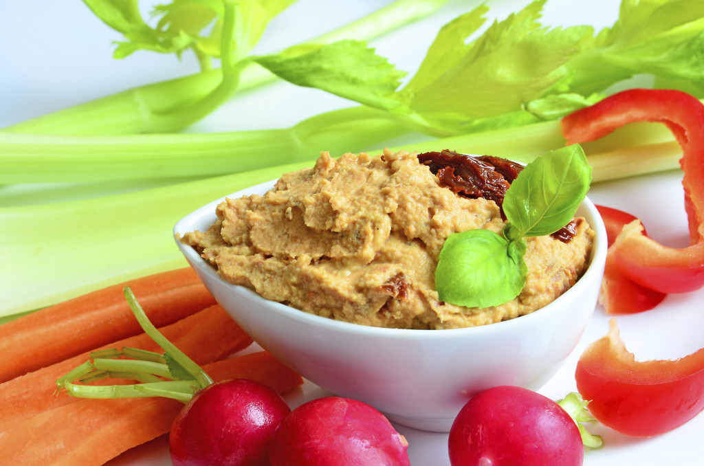 Veggies and Red Pepper Hummus 12 Quick and Healthy Pregnancy Snacks. Satisfy your cravings with this snack list!