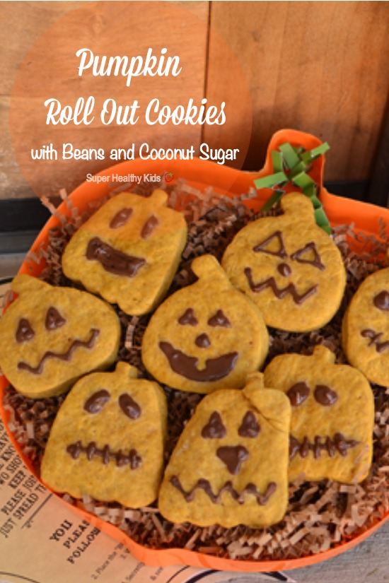 Pumpkin Roll Out Cookies with Beans and Coconut Sugar. Spook & get spooked this Halloween with these delicious pumpkin cookies! http://www.superhealthykids.com/pumpkin-roll-out-cookies-with-beans-and-coconut-sugar/ Pumpkin Roll Out Cookies with Beans and Coconut Sugar. Spook & get spooked this Halloween with these delicious pumpkin cookies! http://www.superhealthykids.com/pumpkin-roll-out-cookies-with-beans-and-coconut-sugar/