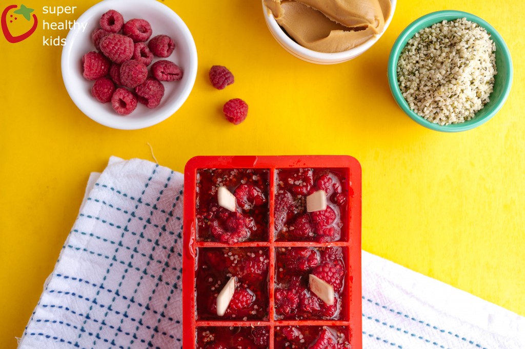 Frozen Peanut Butter Berry Pops Recipe Frozen Peanut Butter Berry Pops. PB & J Popsicles! The tastiest way to enjoy a perfect combination!