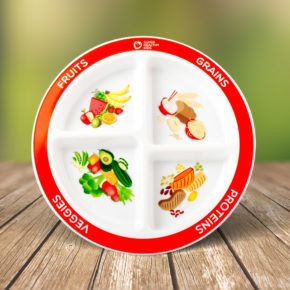 MyPlate Divided Kids Plate