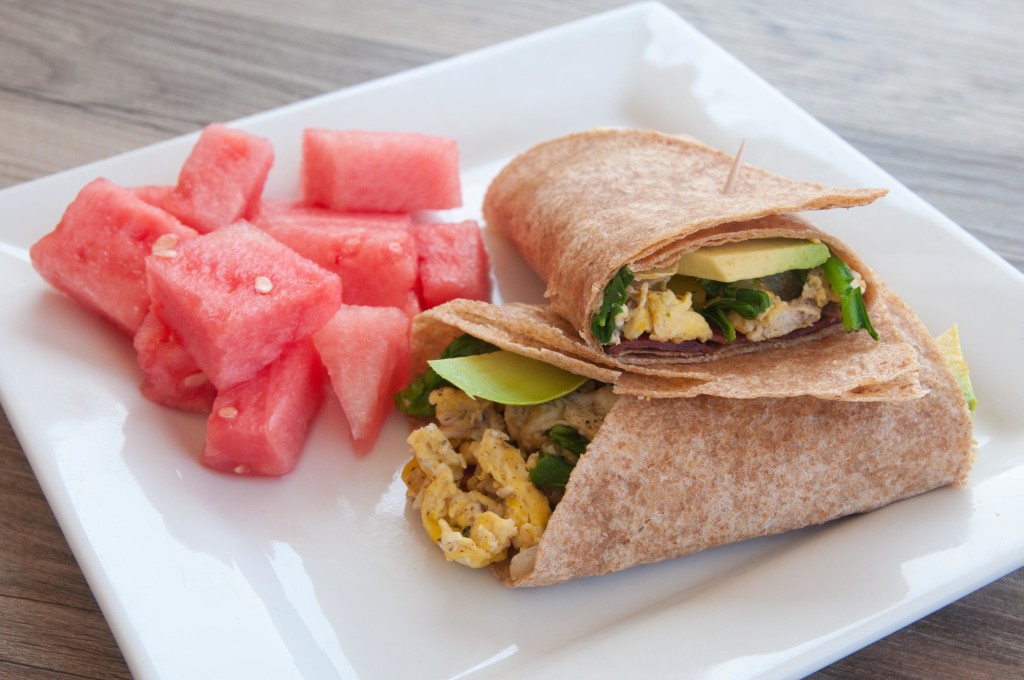 Bacon Egg & Avocado Wrap | Super Healthy Kids