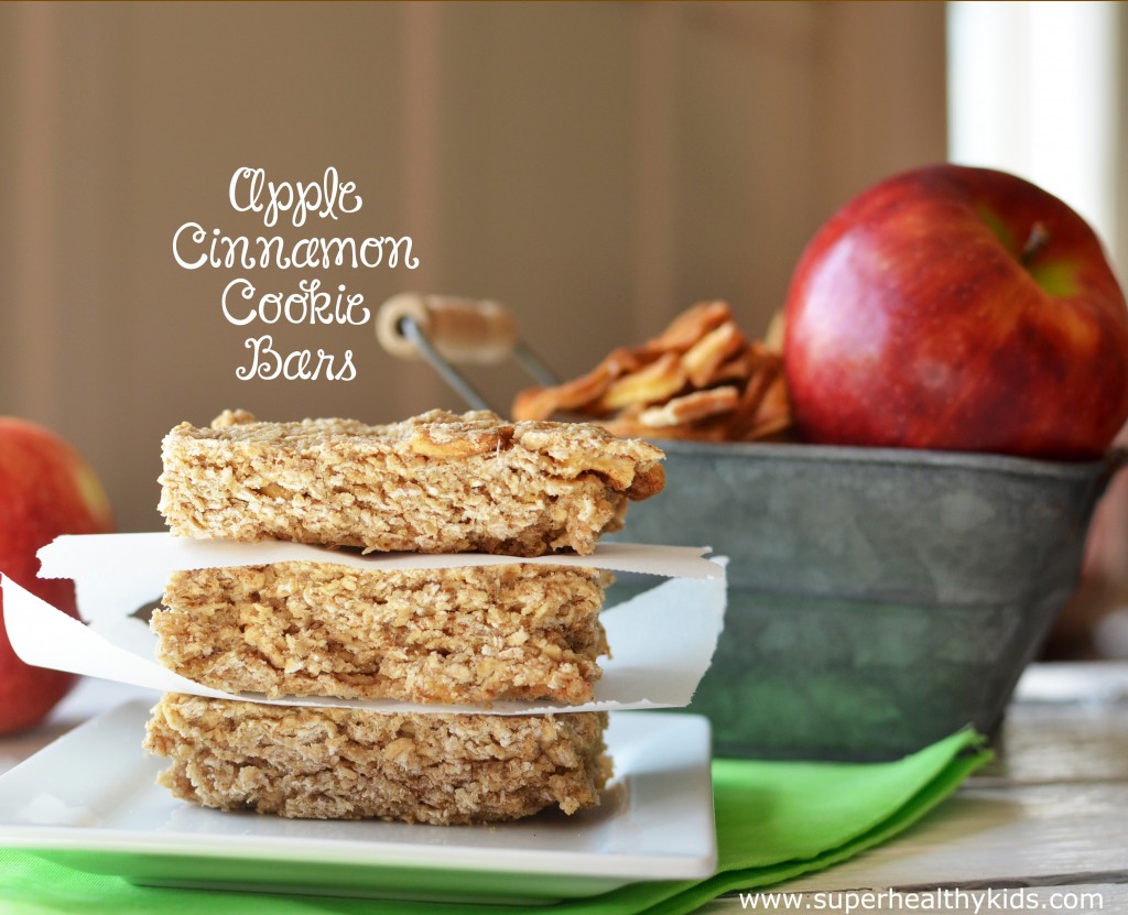 Cinnamon Apple Bar Recipe Cinnamon Apple Bars. Delicious as a cookie, but packed with fiber and nutrients!