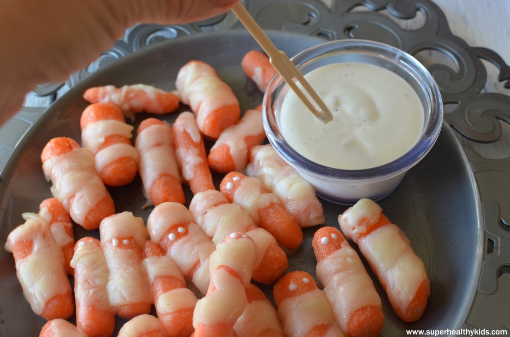 Healthy Halloween Mummy Tray Healthy Halloween Mummy Tray. The busy Mummy's way to a festive snack!