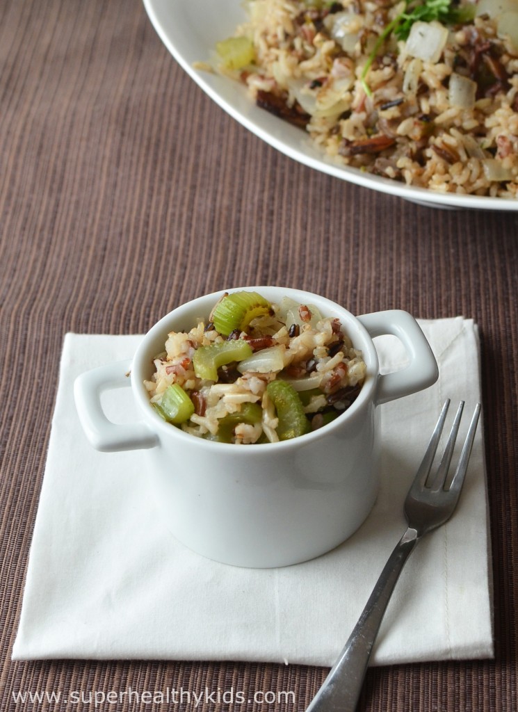 Your Complete Healthy Holiday Meal with Wild Rice Stuffing Your Complete Healthy Holiday Meal with Wild Rice Stuffing. Get a jumpstart on your Thanksgiving meal plan with this game changing idea!