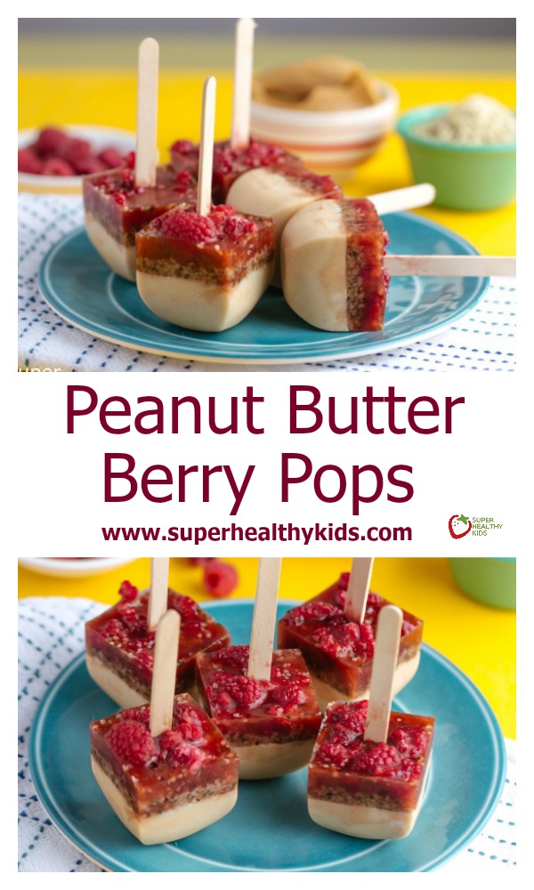 FOOD - Frozen Peanut Butter Berry Pops. PB & J Popsicles! The tastiest way to enjoy a perfect combination! http://www.superhealthykids.com/frozen-peanut-butter-jelly/ FOOD - Frozen Peanut Butter Berry Pops. PB & J Popsicles! The tastiest way to enjoy a perfect combination! http://www.superhealthykids.com/frozen-peanut-butter-jelly/