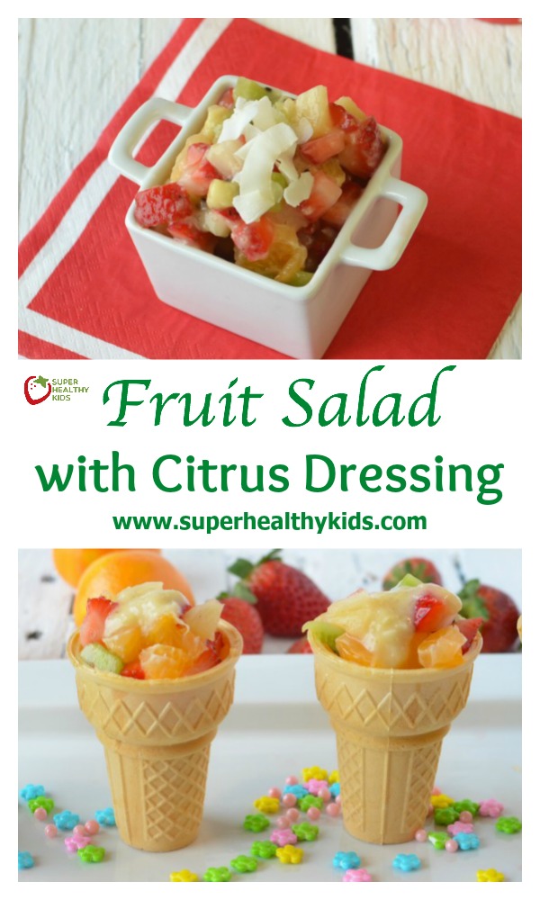 Fruit Salad with Citrus Dressing Recipe. A salad dressing that is just as healthy as the salad itself! http://www.superhealthykids.com/fruit-salad/ Fruit Salad with Citrus Dressing Recipe. A salad dressing that is just as healthy as the salad itself!