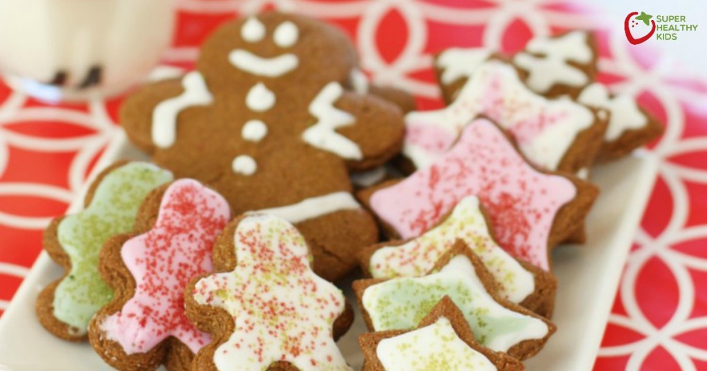 25 Creative Non-Treat Neighbor Christmas Gifts Whole Wheat Gingerbread Cookies {Dairy Free}. You won't be able to tell the difference!