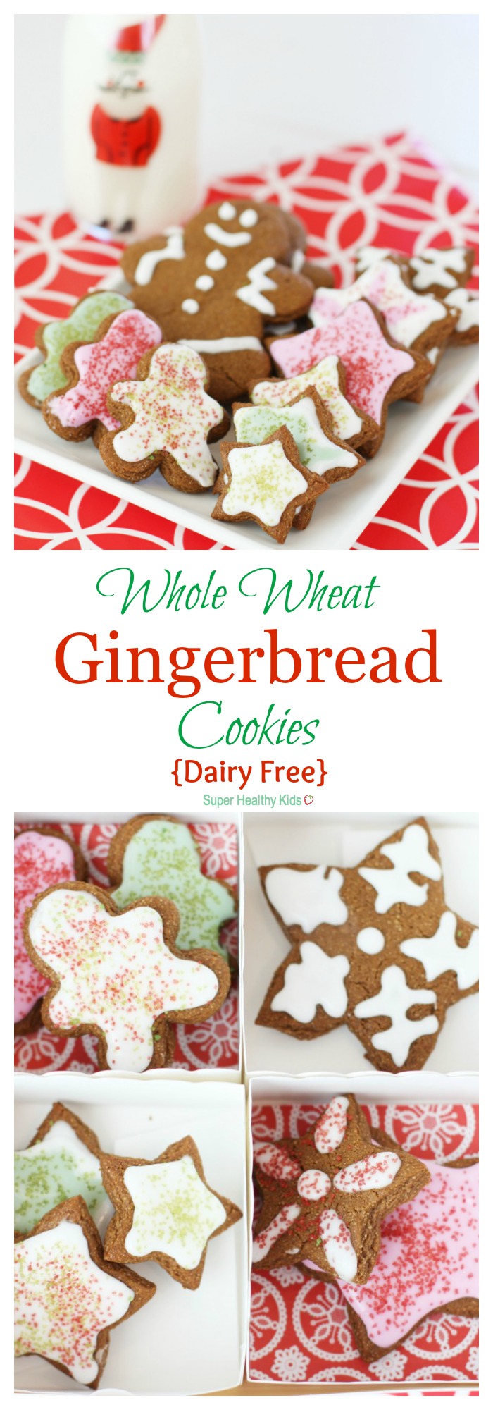 Whole Wheat Gingerbread Cookies {Dairy Free}. You won't be able to tell the difference! http://www.superhealthykids.com/whole-wheat-gingerbread-cookies-dairy-free/ Whole Wheat Gingerbread Cookies {Dairy Free}. You won't be able to tell the difference! http://www.superhealthykids.com/whole-wheat-gingerbread-cookies-dairy-free/