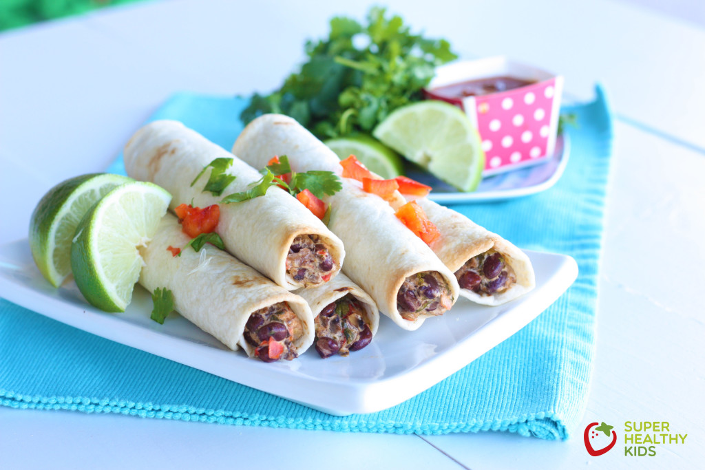 Crunchy Vegetarian Taquitos Crunchy Vegetarian Taquitos. Classic crispy bean taquito madeover with a veggie you would never expect!