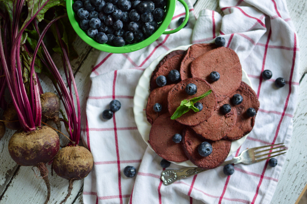 Natural Red Velvet Oatmeal Pancakes Natural Red Velvet Oatmeal Pancakes. These are delicious and healthy!