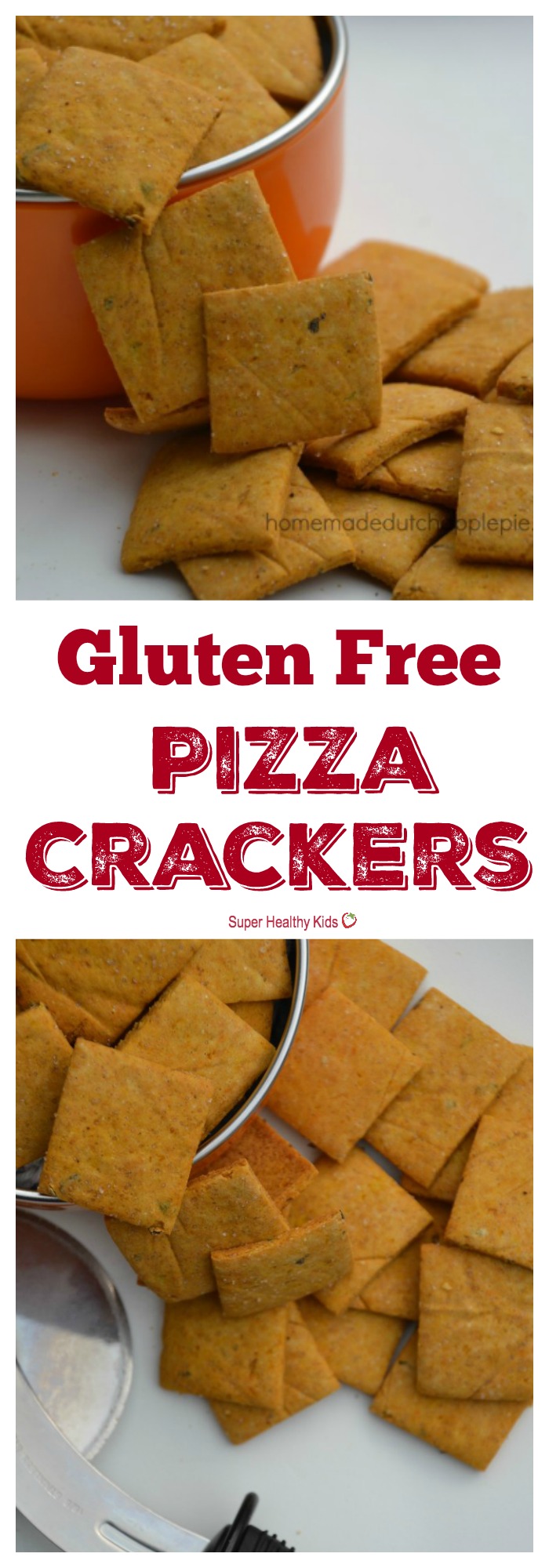 FOOD - Gluten Free Pizza Crackers. Fun and easy gluten free pizza crackers that are allergen friendly, filled with vegetables and perfect for picnics and on-the-go snacks. http://www.superhealthykids.com/gluten-free-pizza-crackers/ FOOD - Gluten Free Pizza Crackers. Fun and easy gluten free pizza crackers that are allergen friendly, filled with vegetables and perfect for picnics and on-the-go snacks. http://www.superhealthykids.com/gluten-free-pizza-crackers/