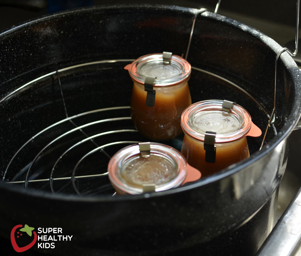 Homemade maple apple butter with super easy canning steps