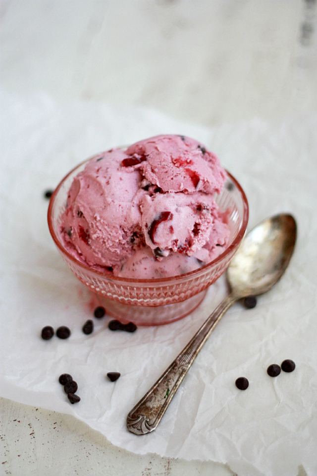 Dairy Free Cherry Chocolate Chip Ice Cream Healthy Ideas for Kids