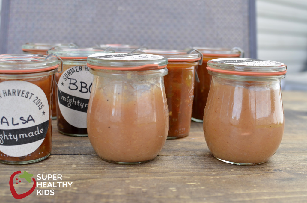 Homemade maple apple butter with super easy canning steps