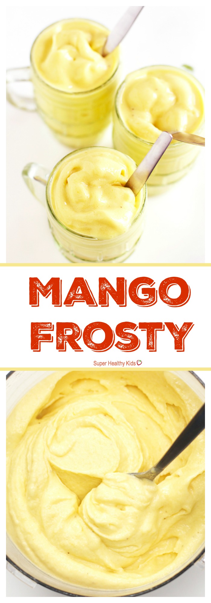 FOOD - Mango Frosty. Enjoy the refreshing tropical taste of mango, banana, and lime in this easy healthy treat. (df option) http://www.superhealthykids.com/mango-frosty/ FOOD - Mango Frosty. Enjoy the refreshing tropical taste of mango, banana, and lime in this easy healthy treat. (df option) http://www.superhealthykids.com/mango-frosty/