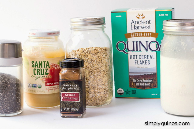 Apple Pie Overnight Oats + Quinoa Recipe Apple Pie Overnight Oats + Quinoa - a simple, healthy and absolutely delicious way to start the day. www.superhealthykids.com