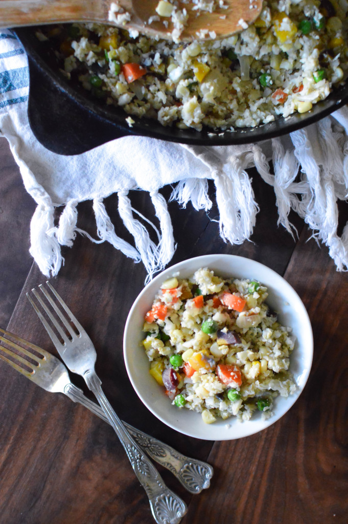 One-Skillet Fried Cauliflower Rice Recipe One-Skillet Fried Cauliflower Rice. Fried Rice without the Rice?!? You will love what we used instead! www.superhealthykids.com
