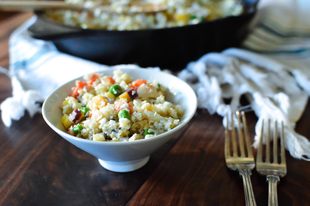 One-Skillet Fried Cauliflower Rice Recipe One-Skillet Fried Cauliflower Rice. Fried Rice without the Rice?!? You will love what we used instead! www.superhealthykids.com
