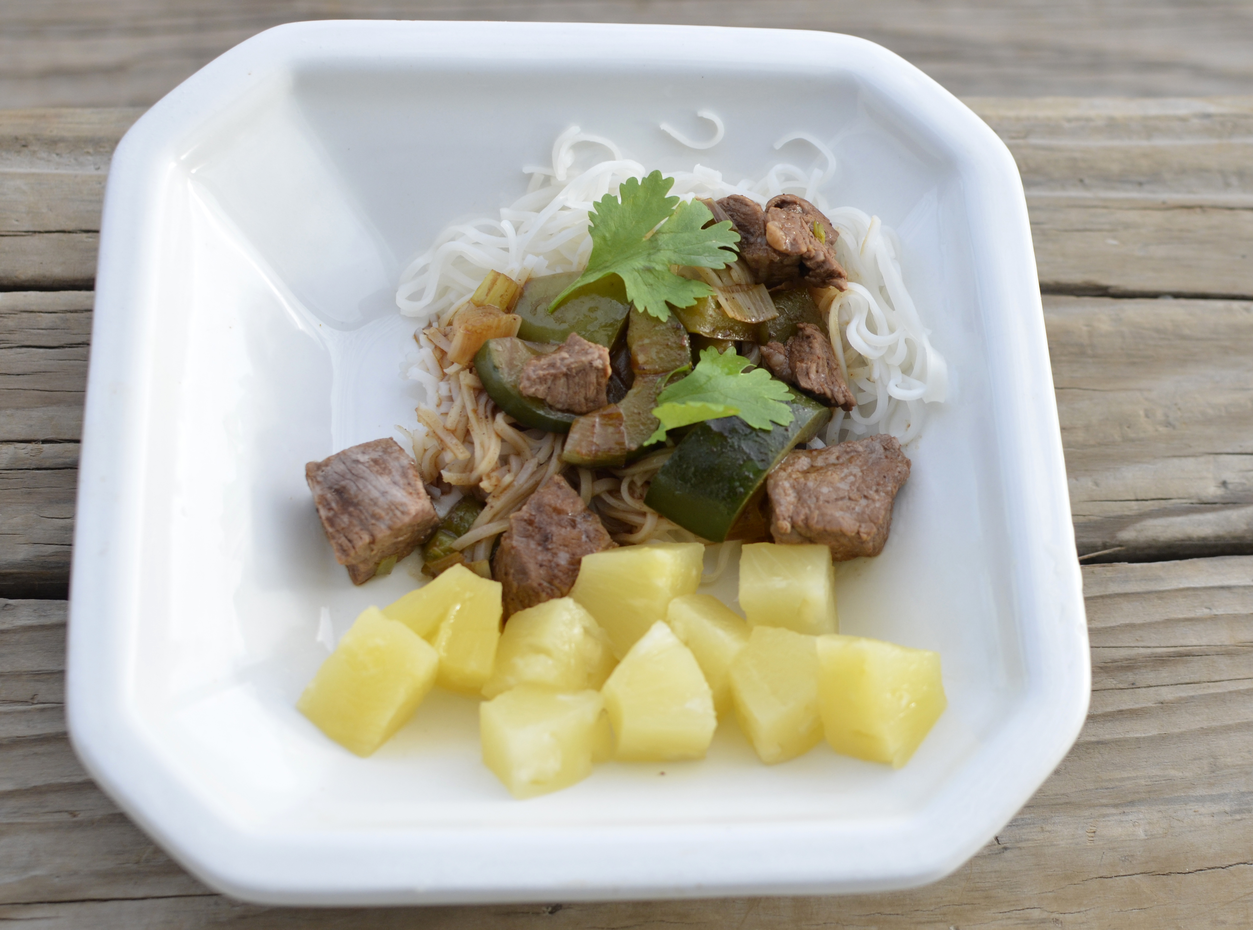 Beef Steak with Rice Noodles Super Healthy Kids
