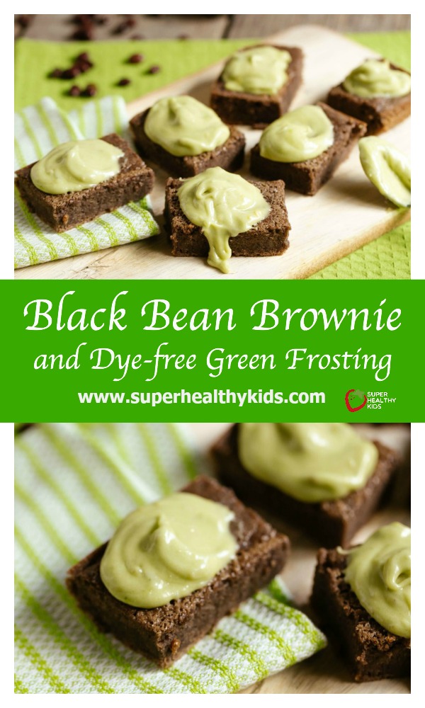 FOOD - Black Bean Brownie and Dye-free Green Frosting. Have you tried black bean brownies yet? Our recipe with dye free green frosting is a great one to start with if you haven't made them yet! www.superhealthykids.com/black-bean-brownies-and-dye-free-green-frosting FOOD - Black Bean Brownie and Dye-free Green Frosting. Have you tried black bean brownies yet? Our recipe with dye free green frosting is a great one to start with if you haven't made them yet! www.superhealthykids.com/black-bean-brownies-and-dye-free-green-frosting