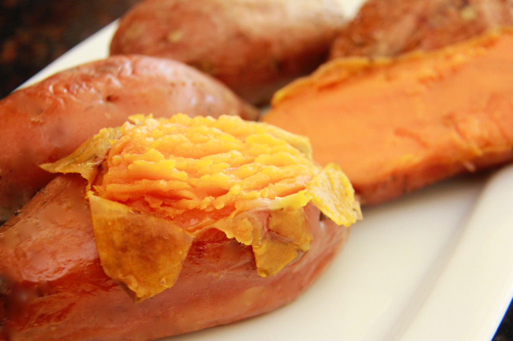 Sweet Potato Bar Sweet Potato Bar. This takes a potato bar to a whole new level. Totally different than any other potato bar you have tried before! www.superhealthykids.com