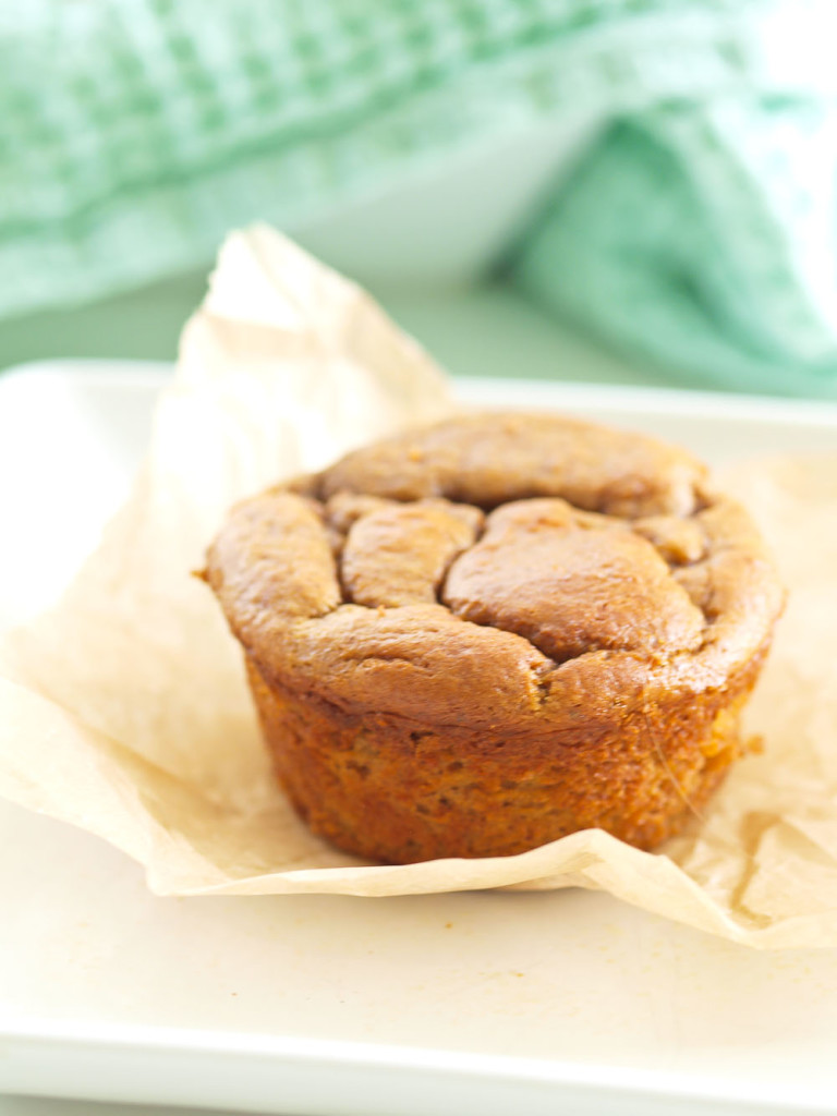 Flourless Sweet Potato Blender Muffins Flourless Sweet Potato Blender Muffins. A muffin where the #1 ingredient is a veggie!?! Yes Please! These Sweet Potato Blender Muffins are made with NO flour, NO oil, and NO refined sugar. Just 5 minutes prep time makes this an easy, healthy breakfast recipe! www.superhealthykids.com