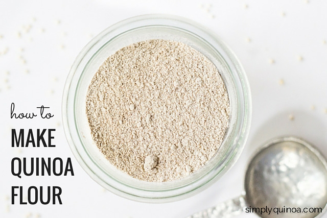 How to Make Quinoa Flour How to Make Quinoa Flour. Learn how to make quinoa flour in your very own home - in just 5 simple steps! Save yourself from paying $15 for a small bag! www.superhealthykids.com