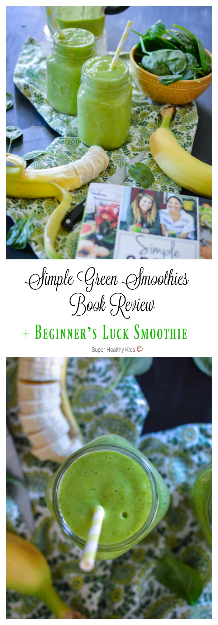 Simple Green Smoothies Book Review + Beginner's Luck Smoothie. If you or your kids have been hesitant to drink green smoothies, this Beginner's Luck Smoothie is the key to your smoothie heart. Sweet, cold, and delicious - it is the ticket to starting your green smoothie habit! http://www.superhealthykids.com/simple-green-smoothies-book-review-beginners-luck-smoothie/ Simple Green Smoothies Book Review + Beginner's Luck Smoothie. If you or your kids have been hesitant to drink green smoothies, this Beginner's Luck Smoothie is the key to your smoothie heart. Sweet, cold, and delicious - it is the ticket to starting your green smoothie habit! http://www.superhealthykids.com/simple-green-smoothies-book-review-beginners-luck-smoothie/