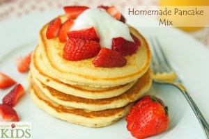 Homemade Pancake Mix Pancake Lollipops. You’ll love how easy it is to turn a boring pancake into a treat with nothing more than this!