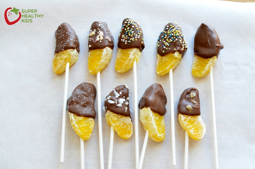 Chocolate Dipped Oranges Chocolate Dipped Oranges! Simple steps to your kids next favorite kitchen activity