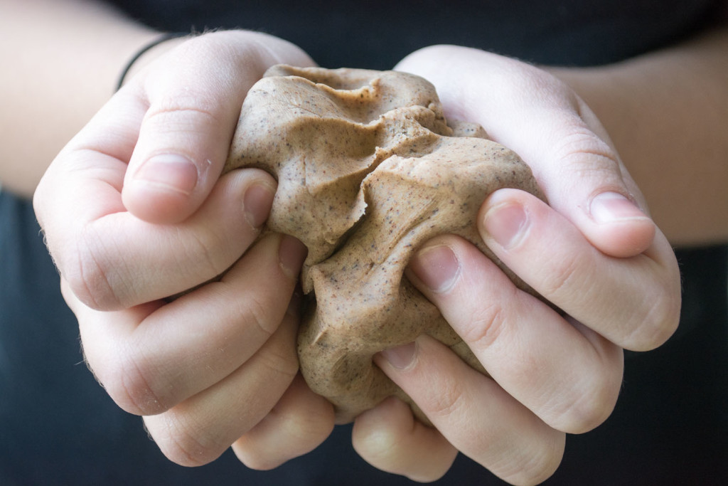 All Natural Gingerbread Playdough All Natural Gingerbread Playdough recipe that smells amazing!! www.superhealthykids.com