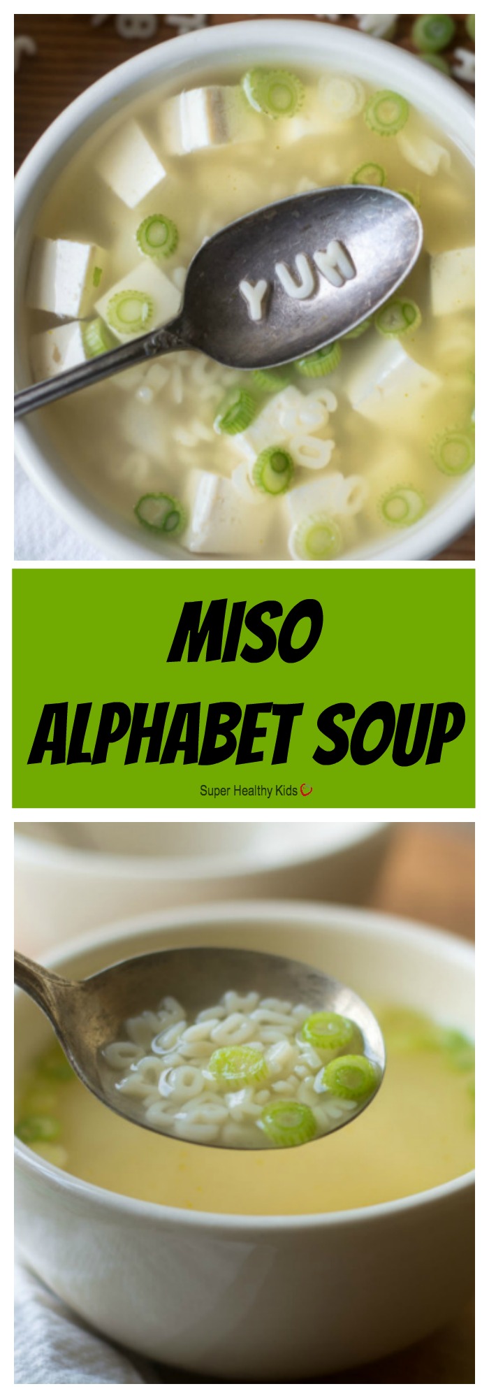 FOOD - Miso Alphabet Soup. Introduce new flavors to your kids in a fun way! http://www.superhealthykids.com/miso-alphabet-soup/ FOOD - Miso Alphabet Soup. Introduce new flavors to your kids in a fun way! http://www.superhealthykids.com/miso-alphabet-soup/