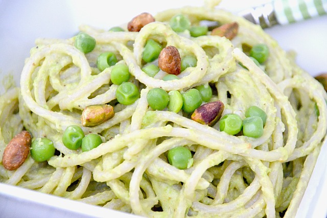 Pistachio Pea Pesto Pistachio Pea Pesto. Take five minutes to whip up a batch of this pesto that is like no other pesto you have tried before! www.superhealthykids.com