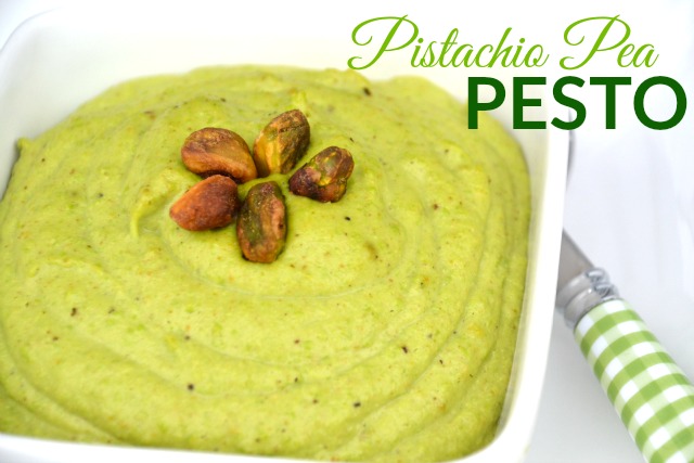 Pistachio Pea Pesto Pistachio Pea Pesto. Take five minutes to whip up a batch of this pesto that is like no other pesto you have tried before! www.superhealthykids.com