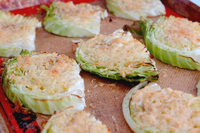 Parmesan Roasted Cabbage Wedges Parmesan Roasted Cabbage Wedges. Quick prep and amazing flavor! These are the perfect side dish any night of the week for the whole family!