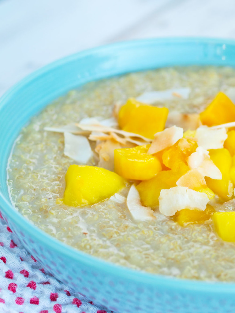 Sweet, creamy and delicious - this powerhouse breakfast will get your kids excited to eat breakfast! www.superhealthykids.com