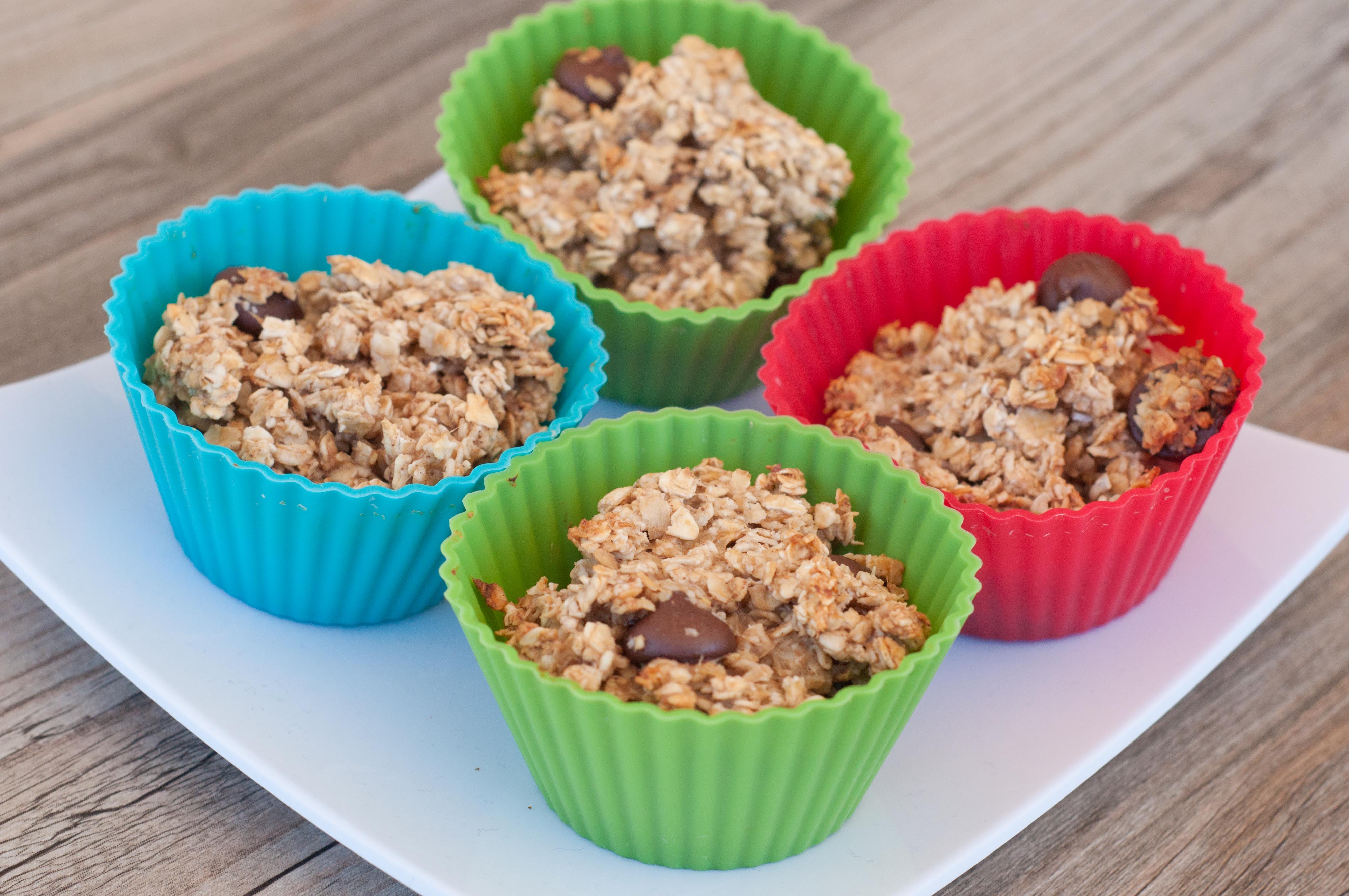 Baked Oatmeal Cups to Go Super Healthy Kids