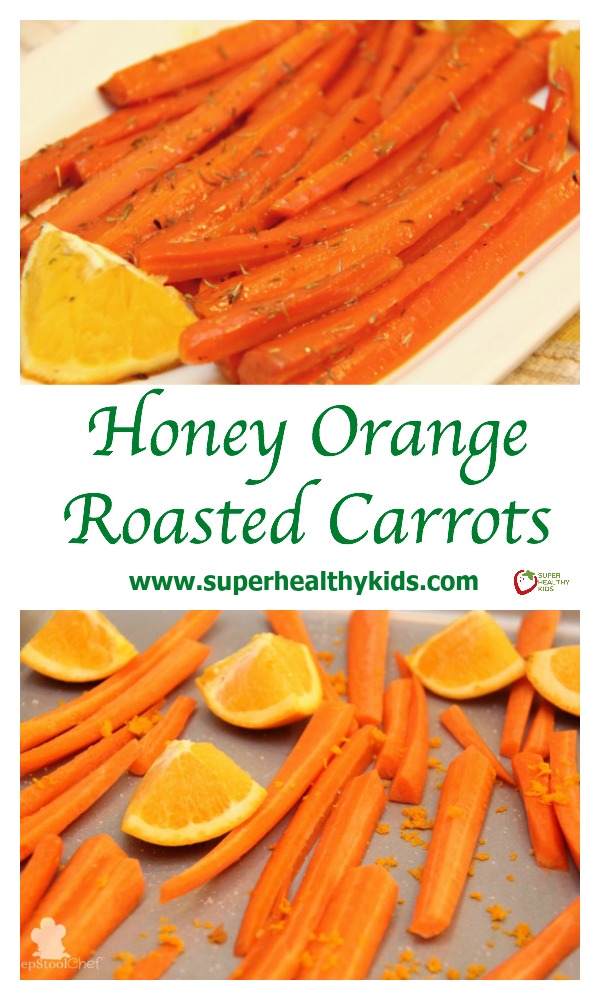 Honey Orange Roasted Carrots. This amazing veggie side dish has natural sweetness with a citrus tang! The perfect fresh veggie to go with a meal. http://www.superhealthykids.com/honey-orange-roasted-carrots/ Honey Orange Roasted Carrots. This amazing veggie side dish has natural sweetness with a citrus tang! The perfect fresh veggie to go with a meal.